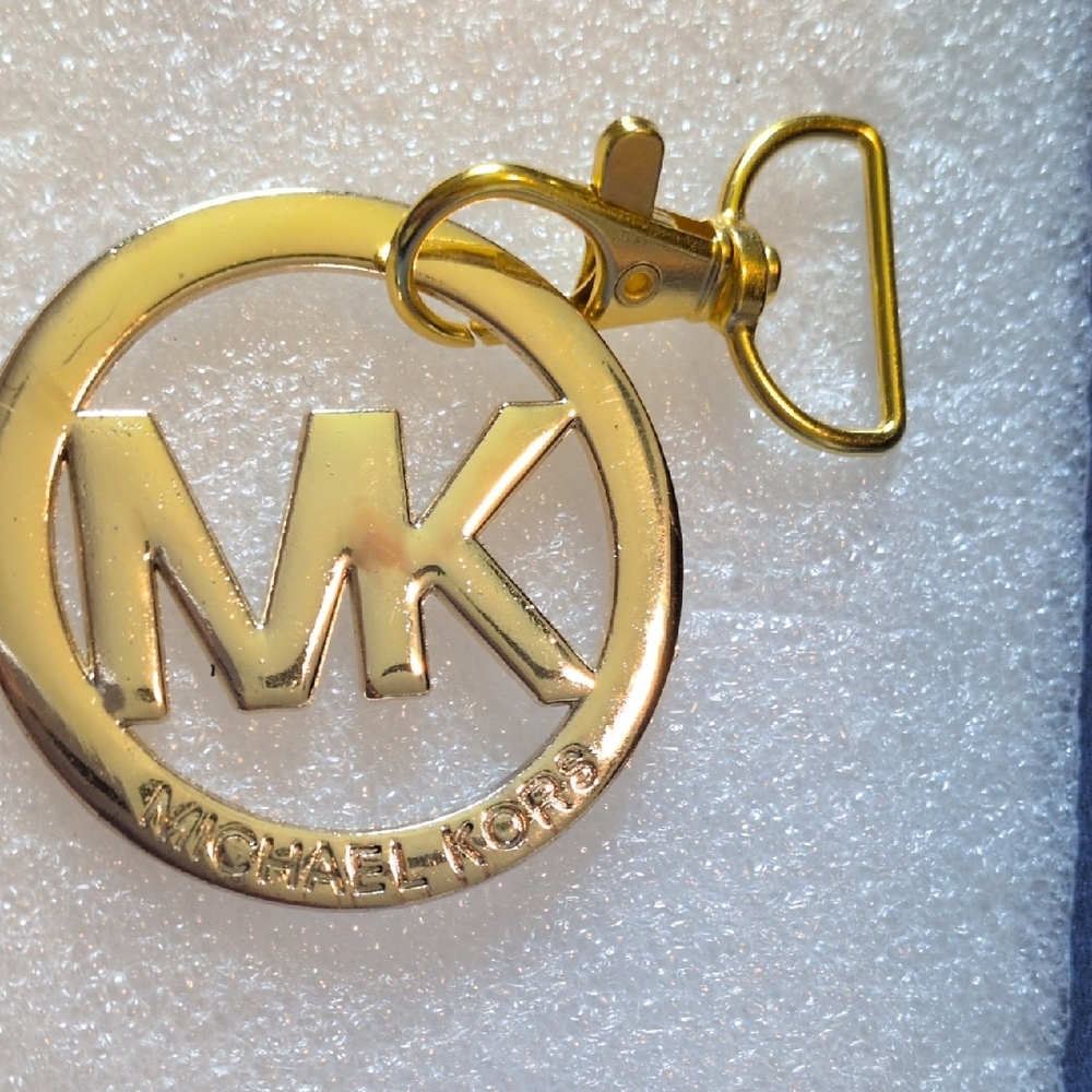 Michael Kors Gold Logo Key Holder